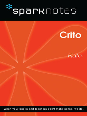 cover image of Crito (SparkNotes Philosophy Guide)